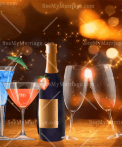 Disco Deewane Theme Cocktail Party Invitation To Celebrate Engagement Of A Special Couple