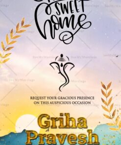 Sunrising Theme Home Sweet Home Griha Pravesh Invitation Video