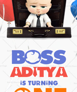 Boss Baby Theme 1st Birthday Invitation Video