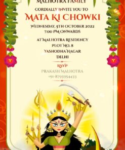 Traditional Ink Reveal Theme Mata Ki Chowki Video