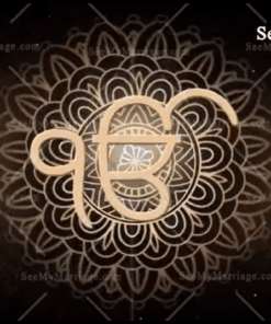 Traditional Punjabi Sikh Wedding Invitation Video Golden Grandeur