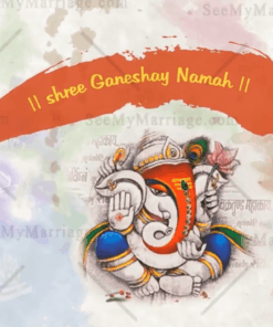 Elegant Pastel Theme Simple Wedding Invitation Video Ganesha