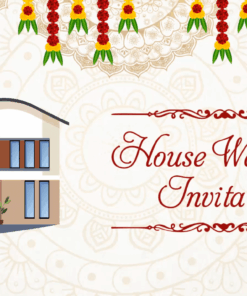 White Ink Reveal House Warming Invitation Simple Traditions