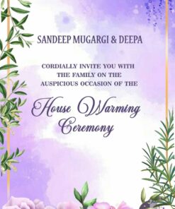 Classic Housewarming Invitation Video Lilac Sky