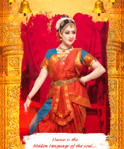 Add Photo Golden Arangetram Invitation Video Lord Ganesha Temple Theme