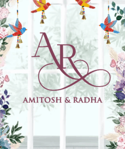 Modern Swinging Lady Teej Invitation Video Pastel Floral Modern