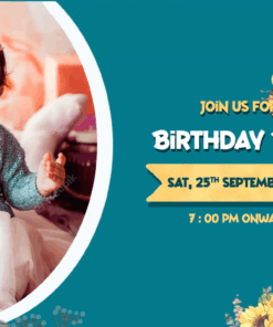 Busy Bee first Birthday Invitation - Add Photos