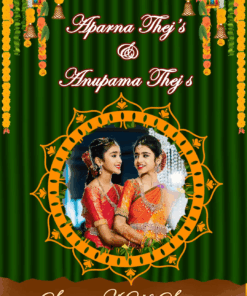Journey into womanhood - Sisters Half Saree Invitation