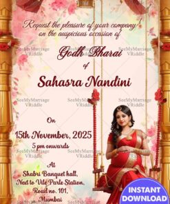 Traditional Swing theme Baby Shower Invitation