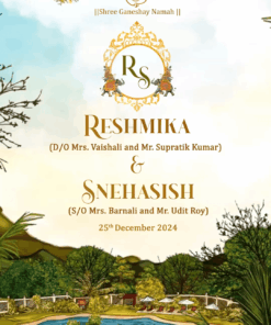 Story of Soulmates - Destination Wedding Invitation