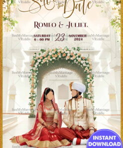 Royal Romance - North Indian Save the Date