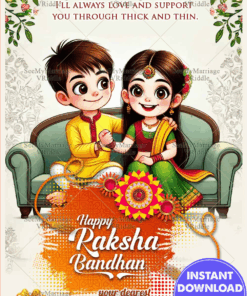 Sacred Rakhi Thread: A Bond of Love Between Siblings