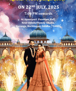 Splendid North Indian Palace Theme Wedding Video Invitation