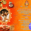 Bride & Groom Holding Hands Telugu Wedding Invitation Card with Add Couples Photos, Mangalsutra and Kumkum Bharani