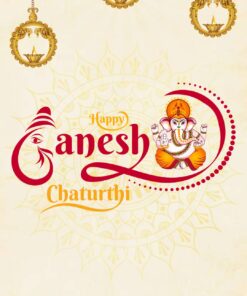 Sacred Moments Ganesh Darshan Invitation Video with Lamps and Festive Design