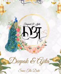 Royal Wedding Invitation Video with Ganesh Pujan, Mehndi, Haldi, Sagai, Sangeet, Mayra, Kalash, Barat, Reception