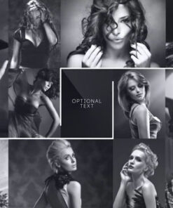 Superb Fashion Portfolio Vide with Black & White Transitions