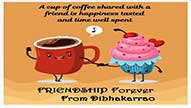 Happy Friendship Day For Cup of Coffee Quotation Greetings Online Video