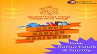 Create and Make a Happy Ganesh Chathurti Wishes With Family Greeting Video
