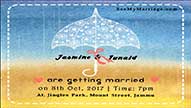 Customize a Jasmine and Junaid Save The Date Videos Online
