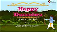 Happy  Dussehra RamLeela Killing Ravana Greeting Wishes Video