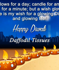 Blue Theme Diwali Greeting Wishes Video