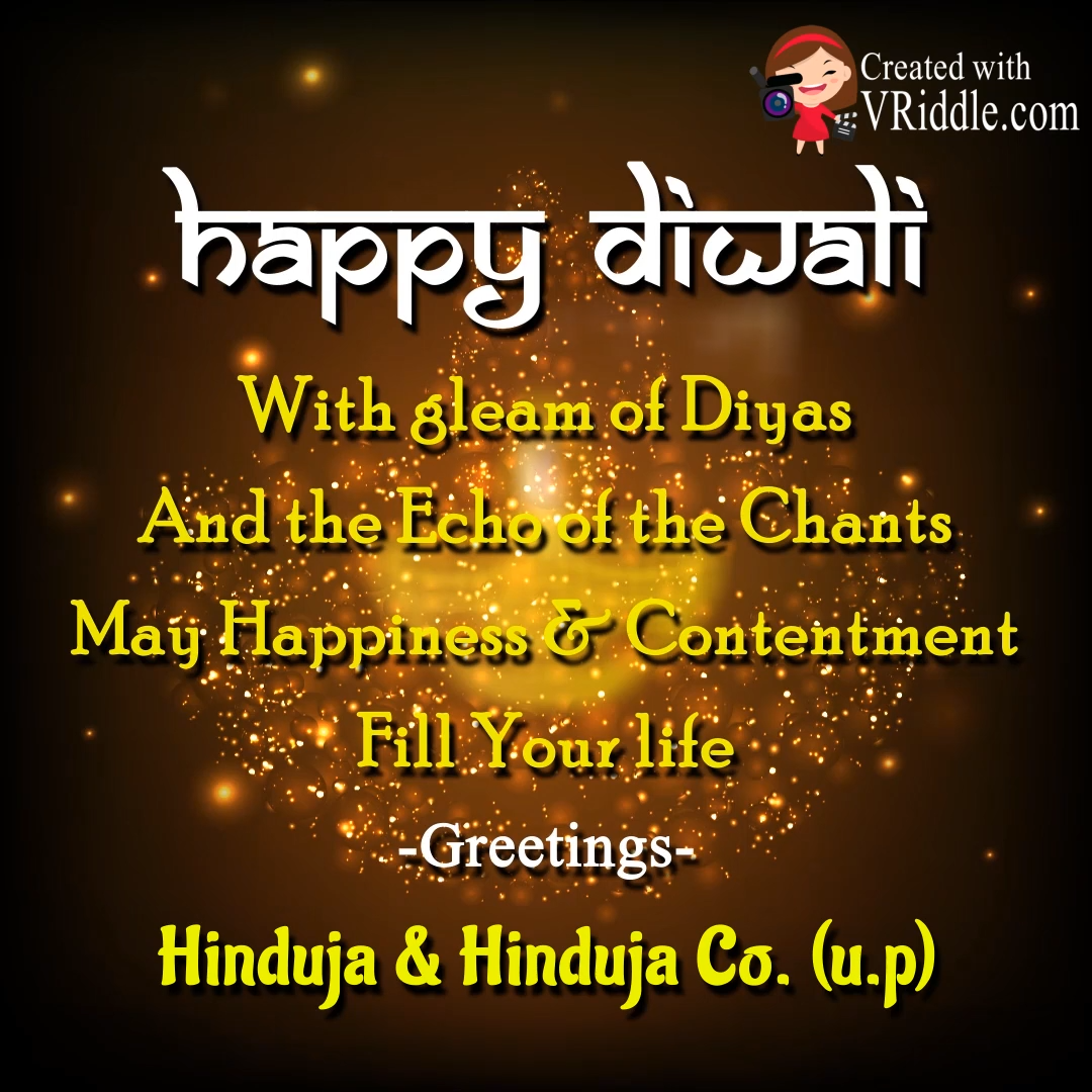 Create A Happy Diwali Greeting Wishes Video