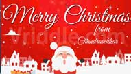 Create A Red Theme Happy Christmas Greeting Wishes Video