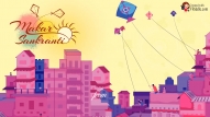Happy Makara Sankranti With Kites Greeting Wishes Video