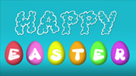 Blue Theme Funny Easter Greeting Wishes Video for Whatsapp