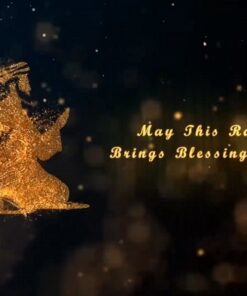 Golden Sparkle Ramadan Greetings