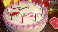 Happy Birthday to You with Love_Cake Animation Greetings Video