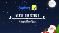 Crackers and Snowfall Animated Logo Reveal Christmas Greetings Video for Businesses