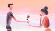 Sketch Type Proposal Animated Valentines Day Greetings Video