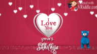 Cute Teddy Bear Theme, Flying Hearts, Red Theme Animated Valentine's Day Proposal Video