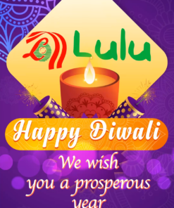 Auspicious Purple Theme Diwali Wishes for Brands and Businesses