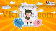 Colorful Multi Color Theme Mundan Ceremony Invitation