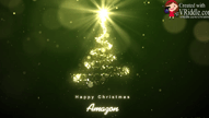 Christmas Tree with Sparkle Lights Greetings Video