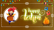 Happy Lohri_Punjabi Theme Animated Greeting