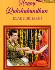 Rakshabandhan Wishes with Brother and Sister Photo