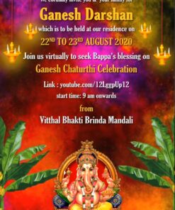 Ganesha Darshan Virtual Puja Invitation Video