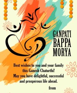 Ganapati Bappa Morya Greetng Video Invitation
