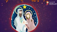 Christmas Greeting Video with Jesus Story