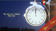 Clock theme New Year Greetings, Wishes Video