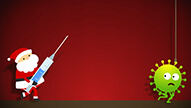 Corona Virus - Santa Claus Vaccine Christmas Greetings, Wishes Video