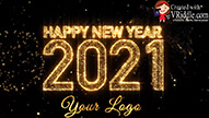 Golden Reveal New Year Countdown Greetings Video