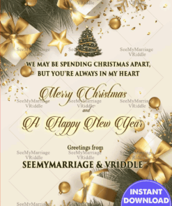Merry Christmas Greeting Card-Happy Xmas Wishes