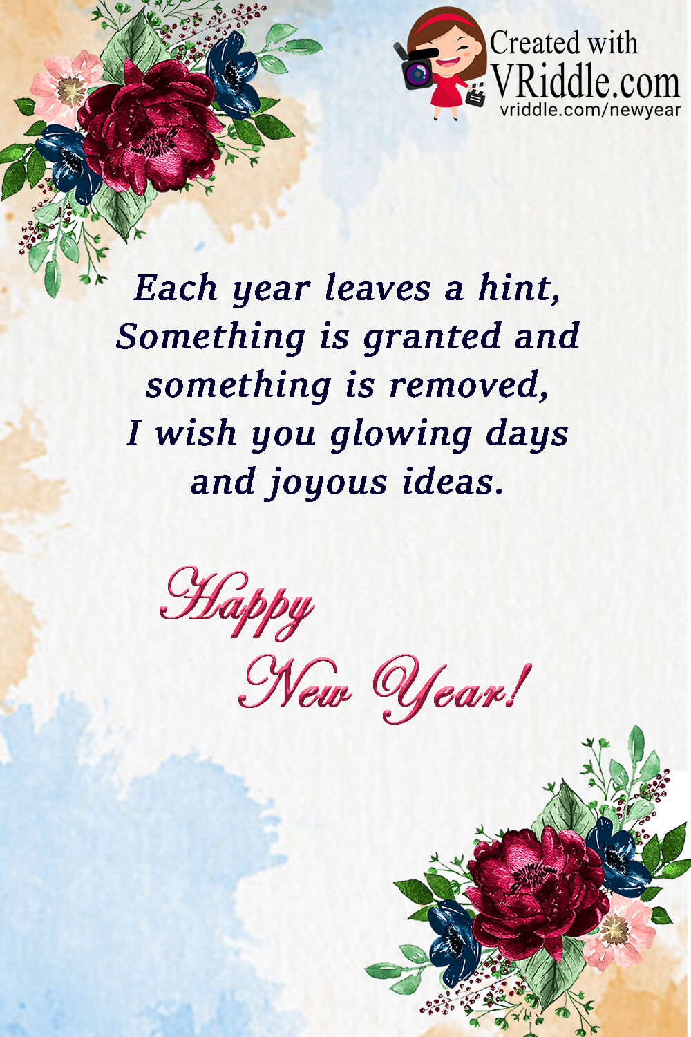 New Year Texture Greeting Card - Image 2