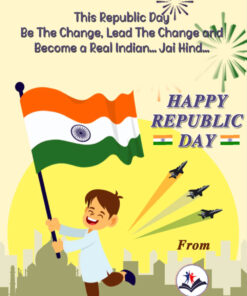 Jai Hind Republic Greeting Video with Fighter Flights, and Indian Flag Animations