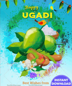 Ugadi Festival Greeting Card 2021